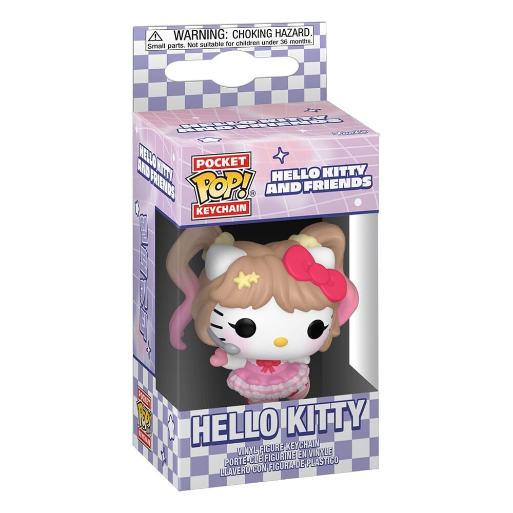 Hello Kitty and Friends POP! Vinyl Schlüsselanhänger Hello Kitty (K-Pop Outfit) 4 cm