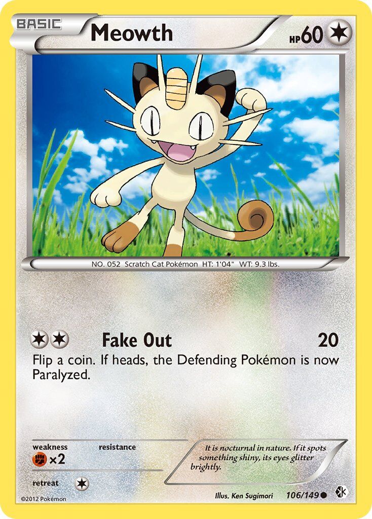 Meowth - 106/149 - EN