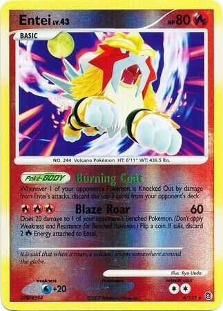 Entei - 4/132 - Reverse Holo - EN