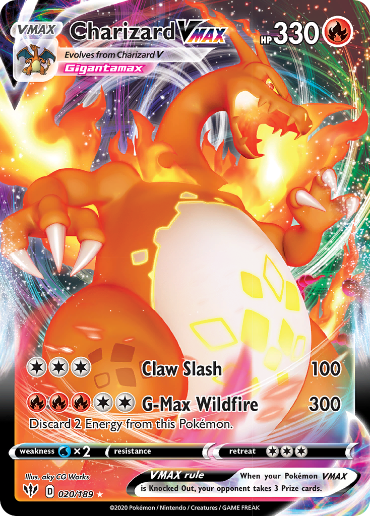 Charizard VMAX - 020/189 - EN Charizard VMAX - 020/189 - EN