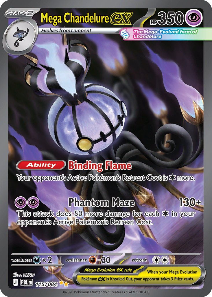 Mega Chandelure ex - 115/084 - EN