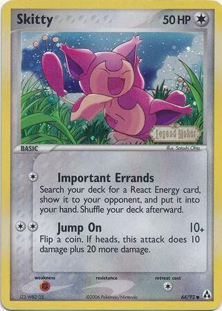 Skitty - 64/92 - Reverse Holo - EN