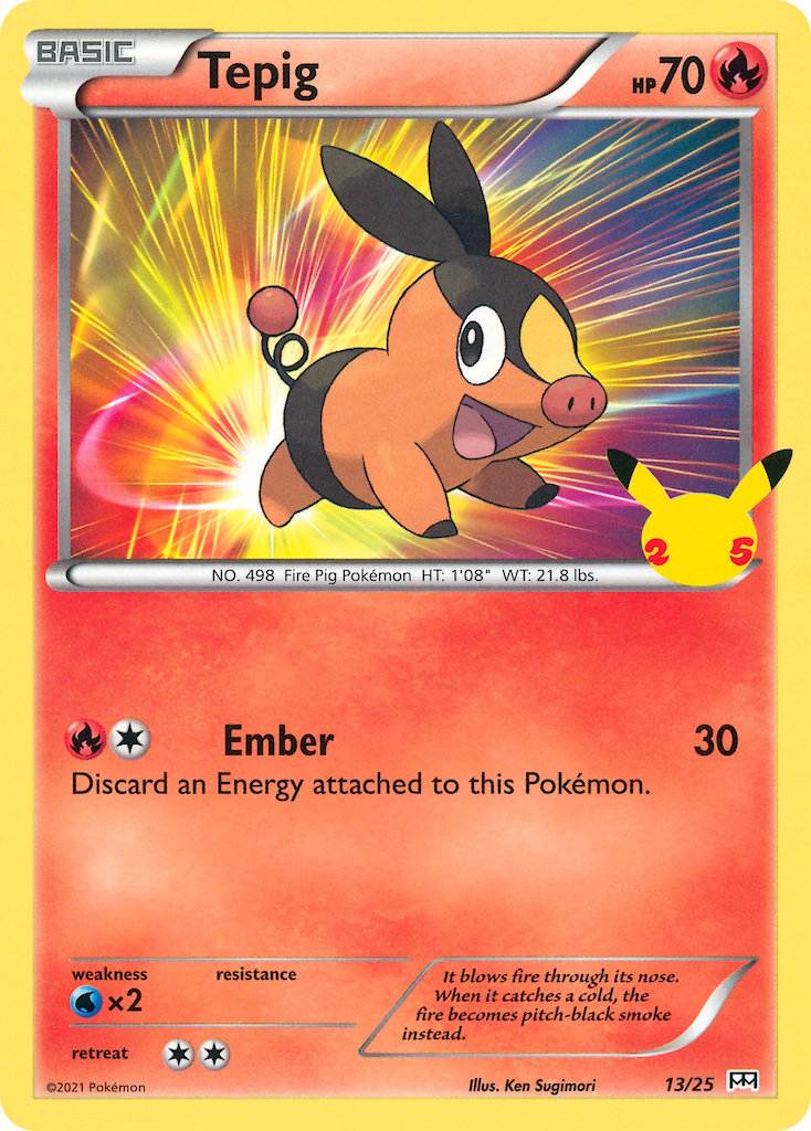 Tepig - 13/25 - EN