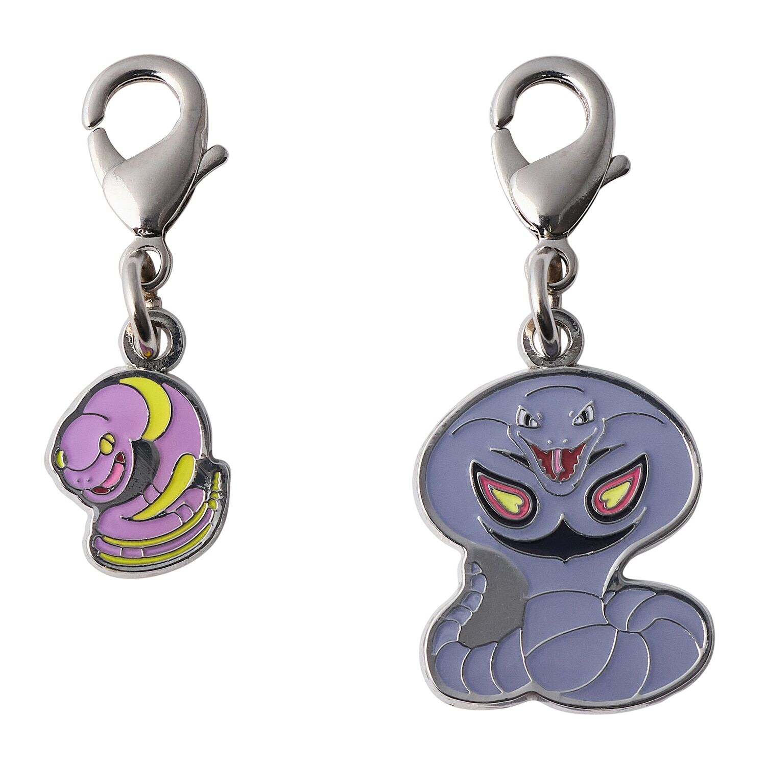Pokemon Center - Ekans & Arbok Schlüsselanhänger - 2 Stück Pokemon Center - Ekans & Arbok Schlüsselanhänger - 2 Stück