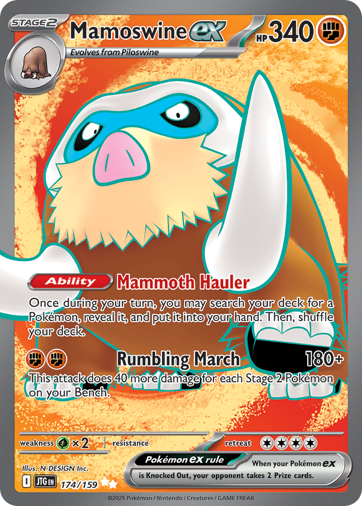 Mamoswine ex - 174/159 - EN Mamoswine ex - 174/159 - EN