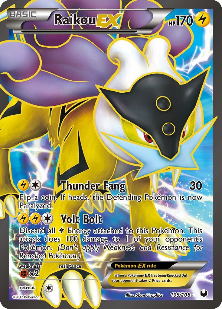 Raikou-EX - 105/108 - EN Raikou-EX - 105/108 - EN