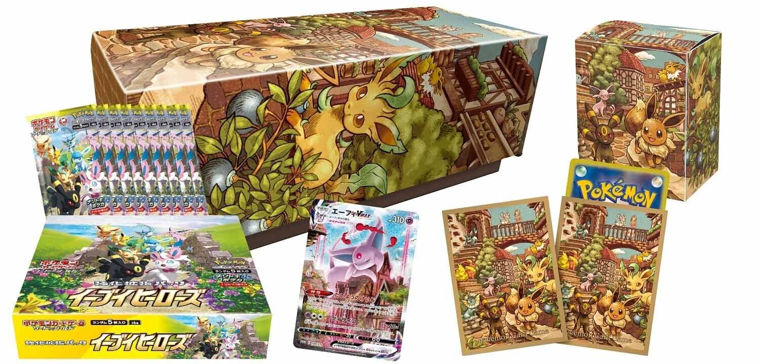 poke-mon-eevee-heroes-s6a-eeveelutions-set-collection-box-1 Pokémon Eevee Heroes (s6a) Eeveelutions Set Collection Box
