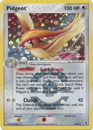 Pidgeot - 10/112 - Reverse Holo - EN Pidgeot - 10/112 - Reverse Holo - EN