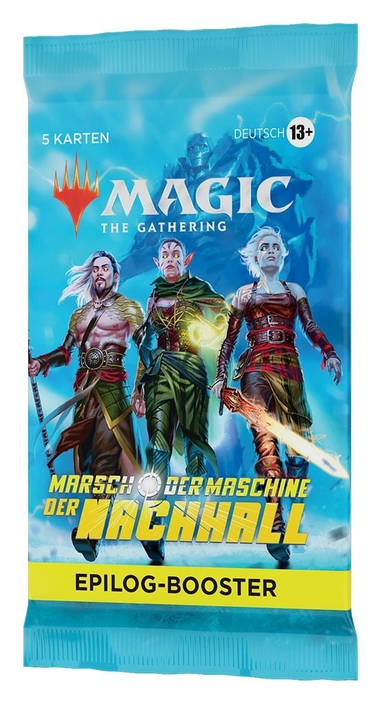 Marsch der Maschine: Der Nachhall Epilog-Booster Pack - Magic the Gathering - DE Marsch der Maschine: Der Nachhall Epilog-Booster Pack - Magic the Gathering - DE