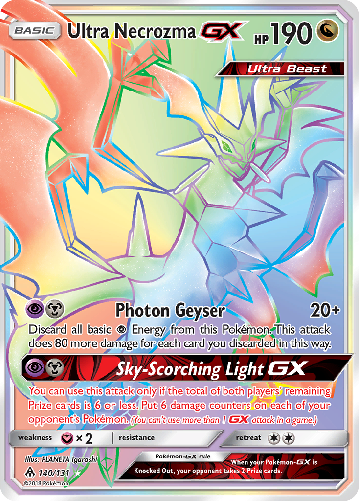 Ultra Necrozma-GX - 140/165 - EN Ultra Necrozma-GX - 140/165 - EN