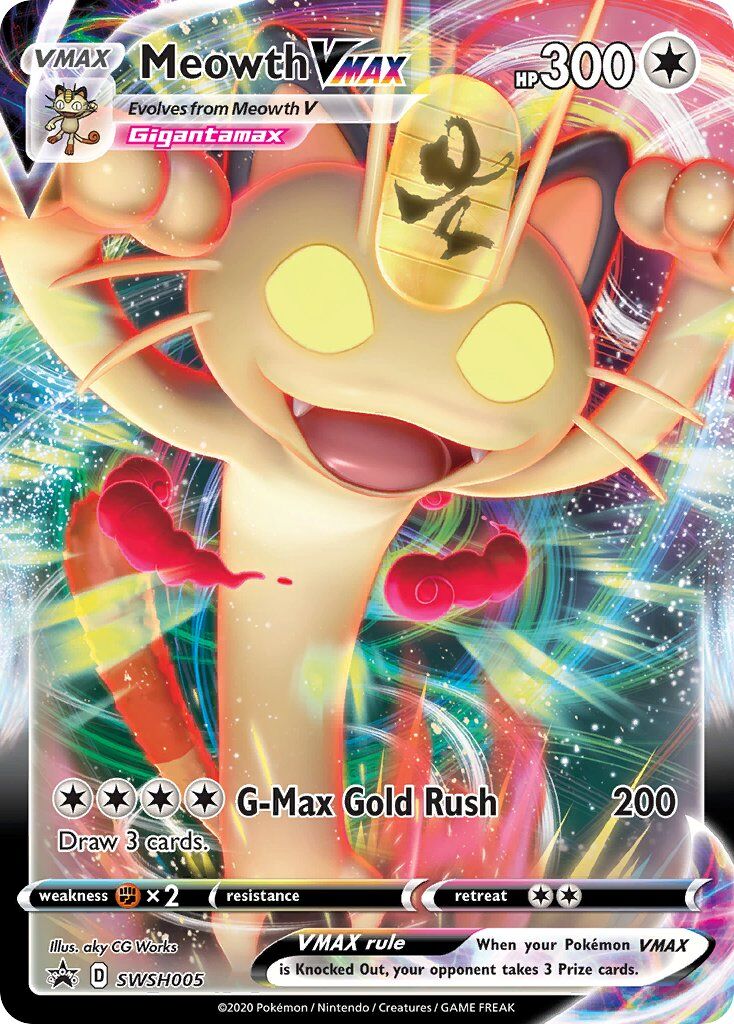Meowth VMAX - SWSH005/306 - EN Meowth VMAX - SWSH005/306 - EN
