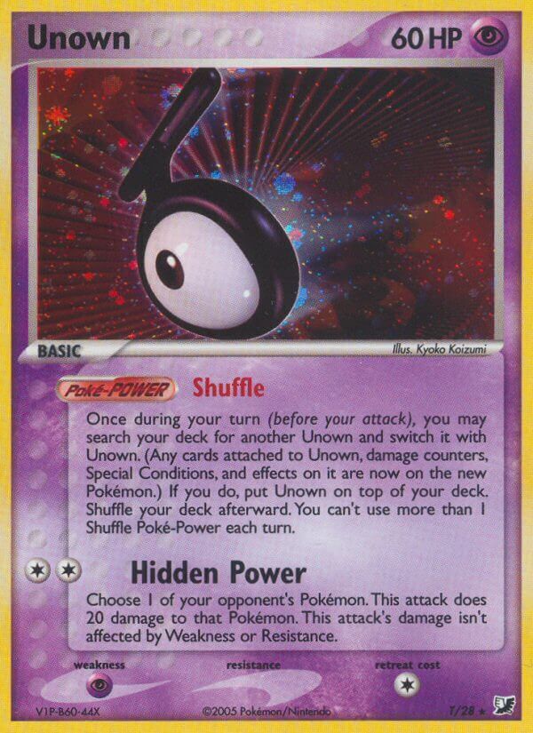 Unown - T/115 - EN Unown - T/115 - EN