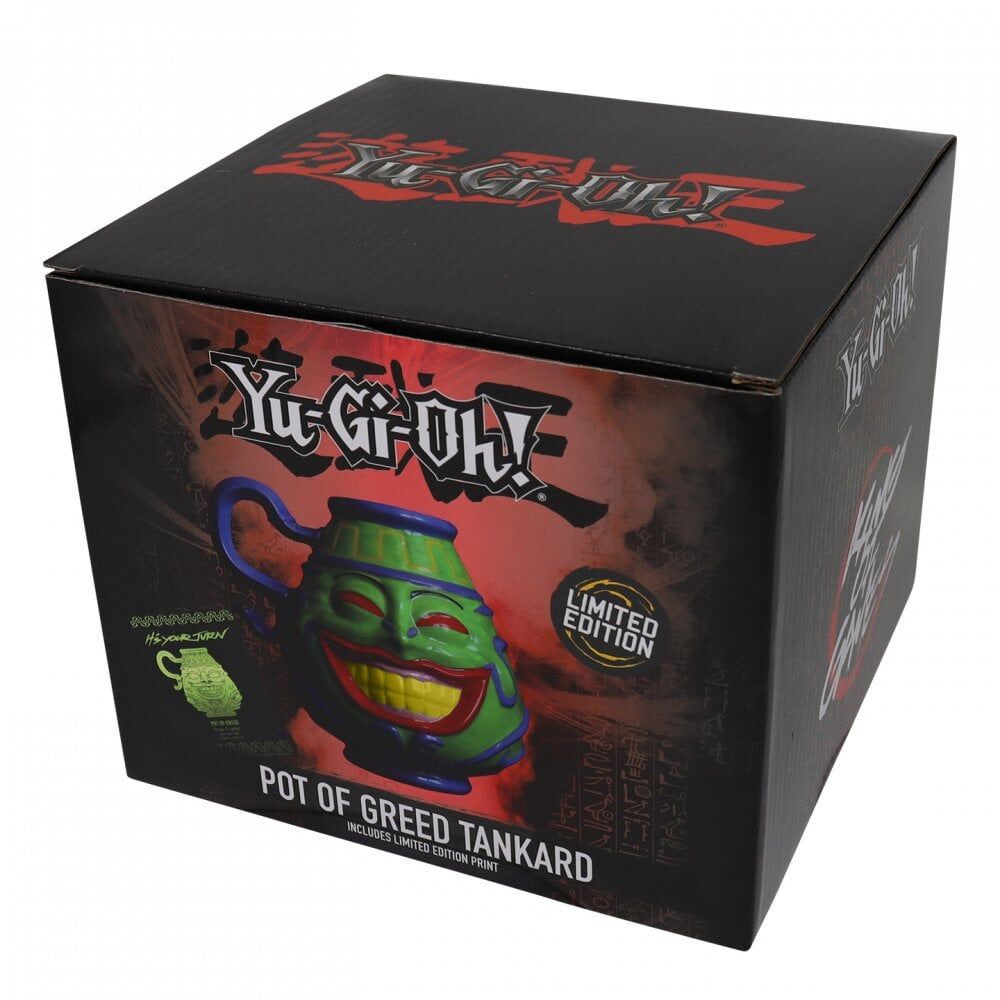 Yu-Gi-Oh! Pot of Greed Tankard Tasse Limited Edition