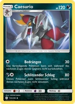 caesurio-pok-mon-tcg Caesurio 135/236 - Pokémon TCG