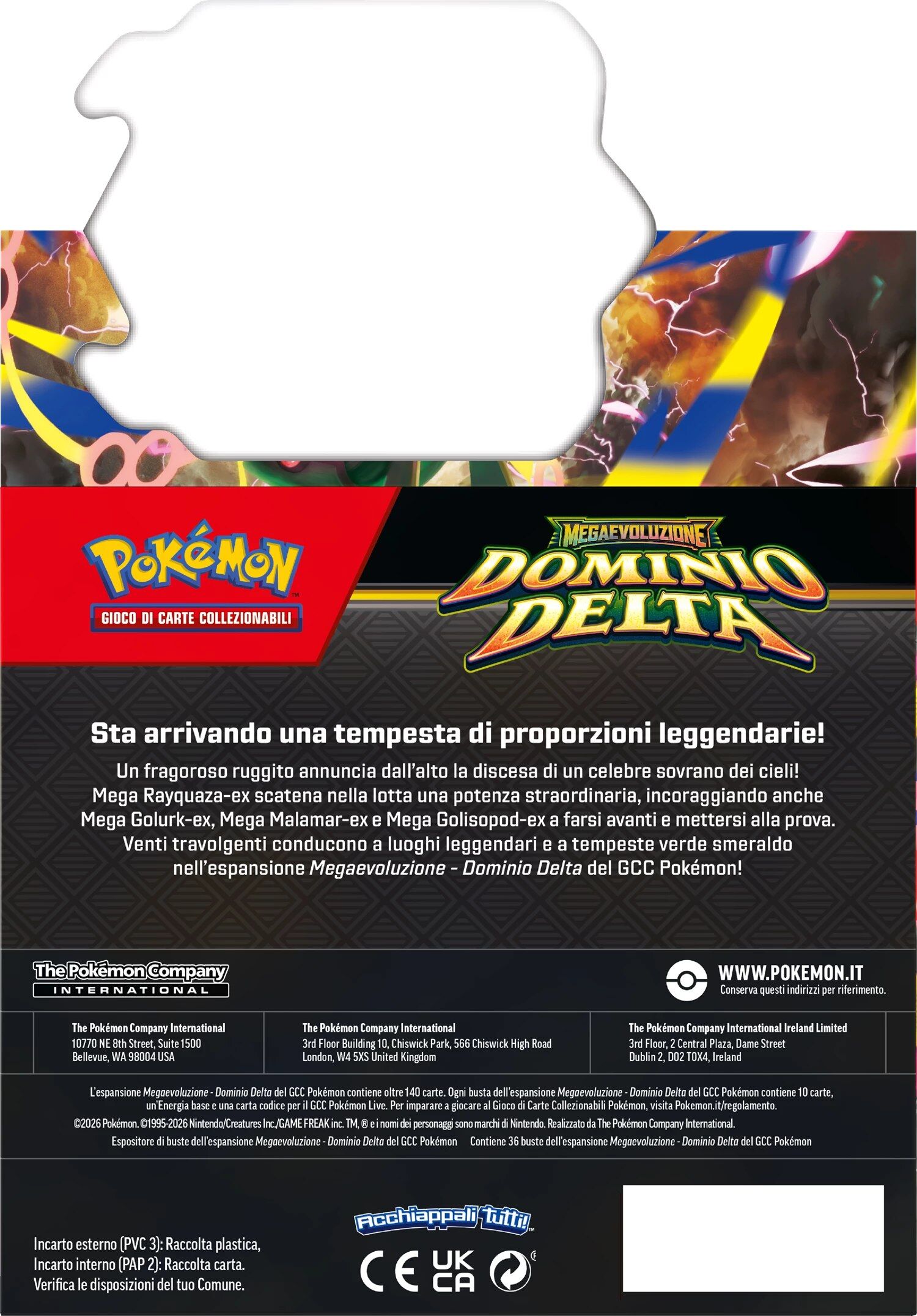 Pokémon TCG: ME06 Dominio Delta Booster Display - IT