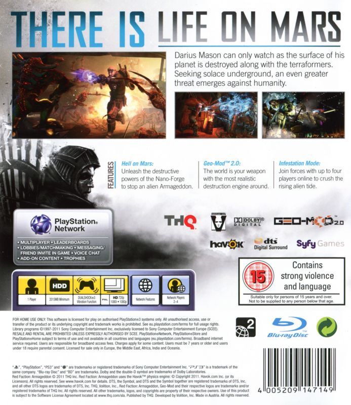 Red Faction Armageddon - PS3
