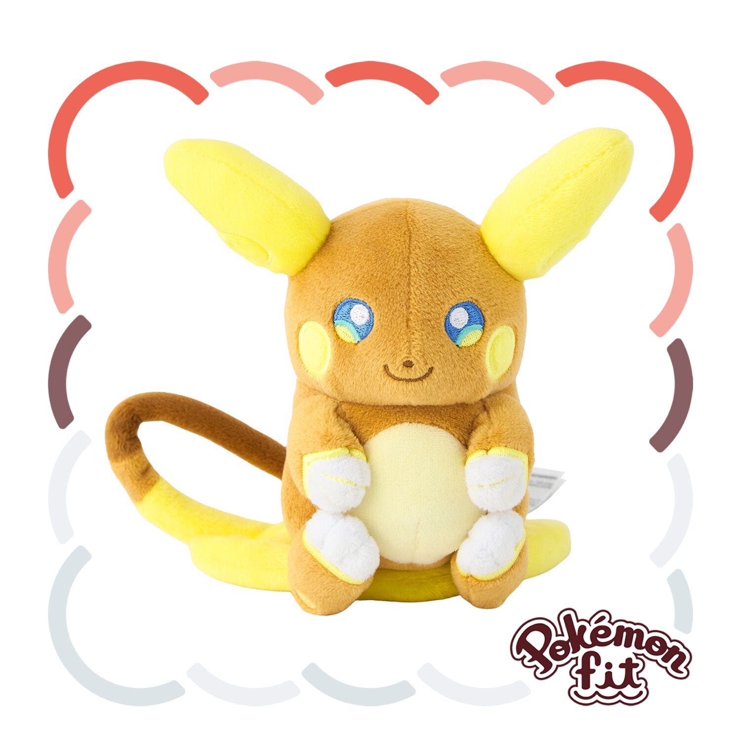Raichu (Alolan Form) Sitting Cuties Plush - 15.0 cm
