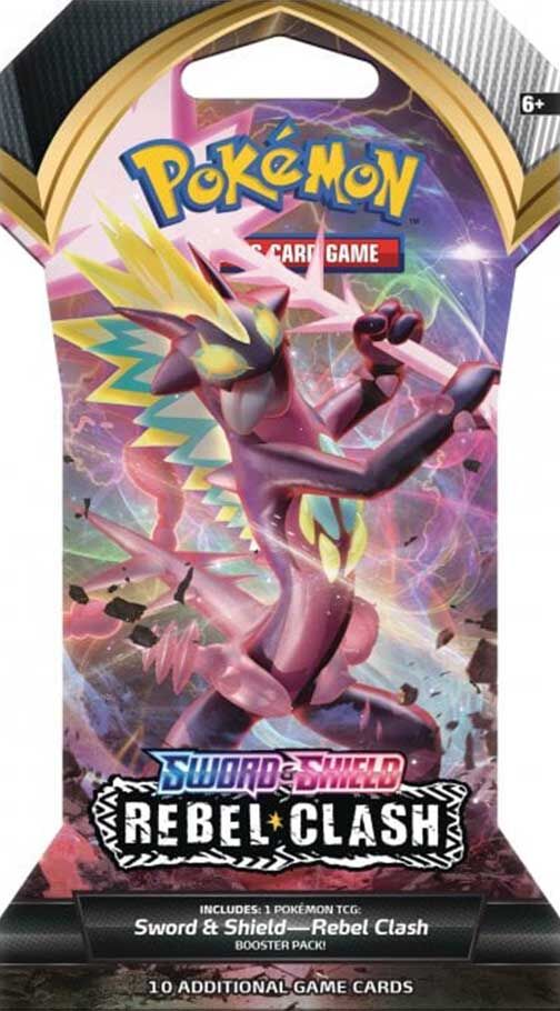 Pokémon Sword & Shield Rebel Clash Sleeved Booster - EN