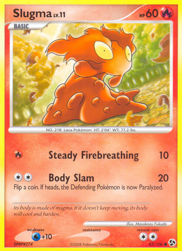 Slugma - 83/106 - Reverse Holo - EN