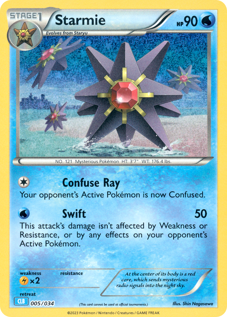 Starmie - 005/34 - EN Starmie - 005/34 - EN
