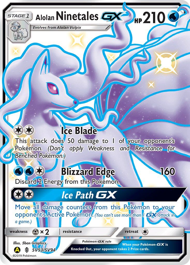 Alolan Ninetales-GX - SV53/145 - EN Alolan Ninetales-GX - SV53/145 - EN