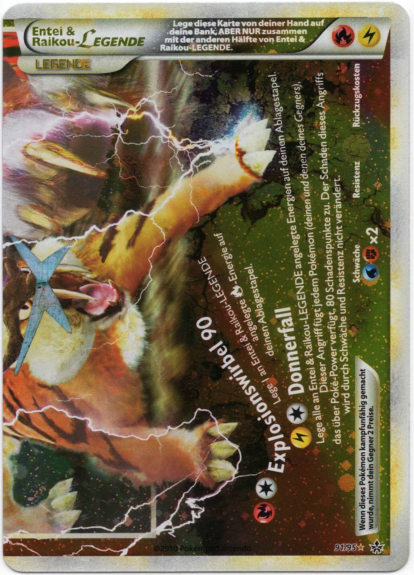 entei-raikou-legende-91-95-poke-mon-tcg-near-mint Entei & Raikou-Legende - 91/95 - Pokémon TCG (Near Mint)