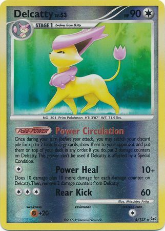 Delcatty - 4/127 - Reverse Holo - EN