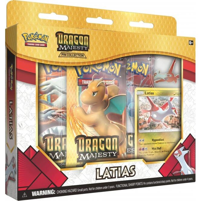 Pokémon Dragon Majesty Latias Pin Collection Box