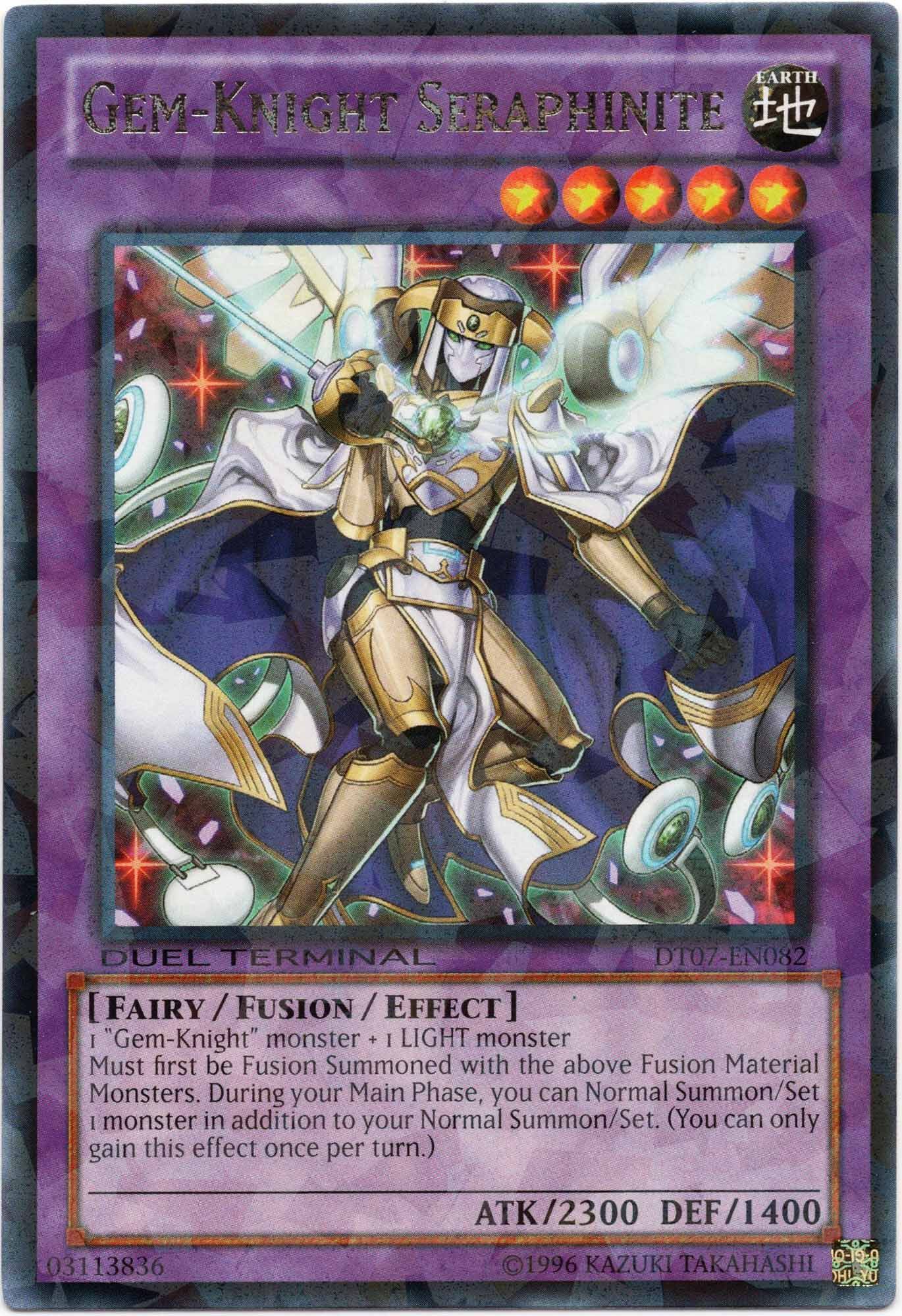 gem-knight-seraphinite-dt07-en082-shatterfoil-duel-terminal-near-mint Gem-Knight Seraphinite - DT07-EN082 - Shatterfoil - Duel Terminal (Near Mint)