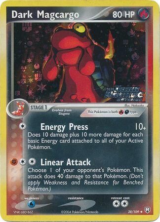 Dark Magcargo - 38/109 - Reverse Holo - EN