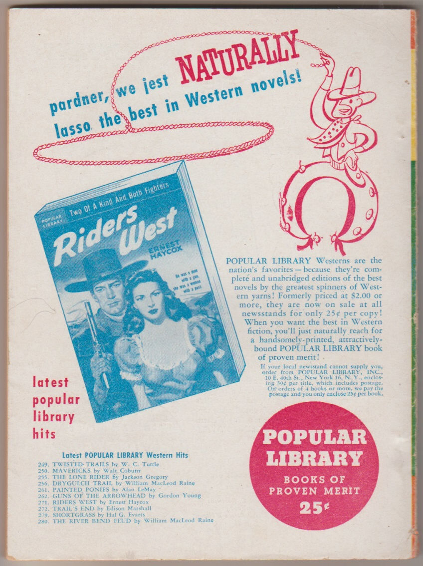 Hopalong Cassidy's Western Magazine 1951 Winter