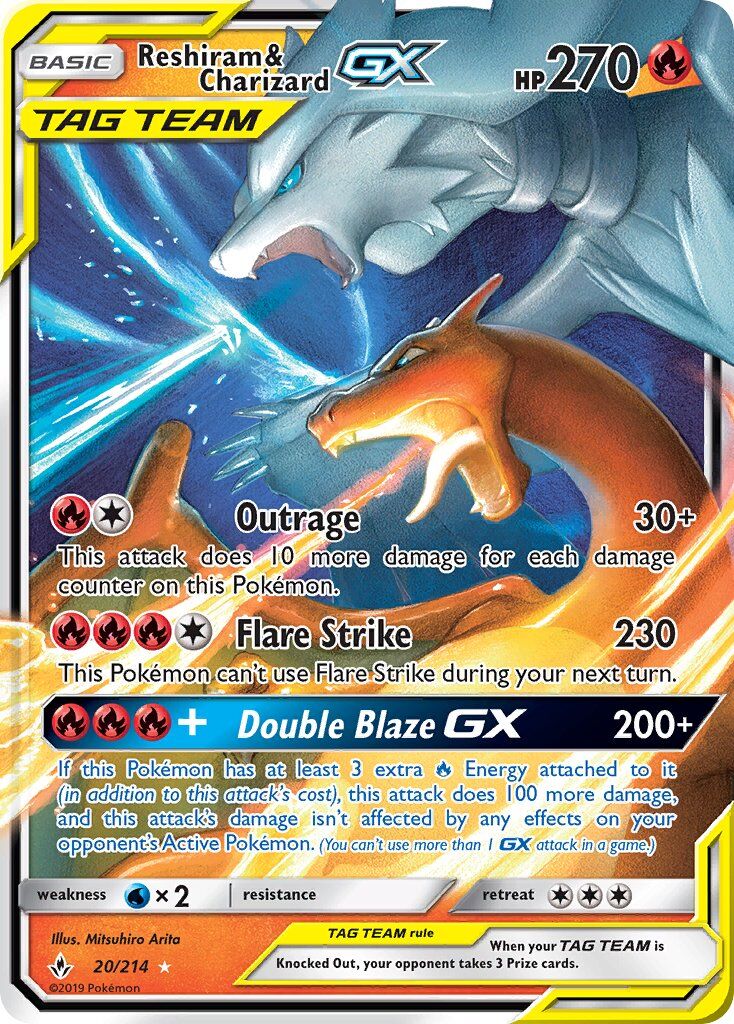 Reshiram & Charizard-GX - 20/214 - EN Reshiram & Charizard-GX - 20/214 - EN