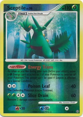 Sceptile - 10/100 - Reverse Holo - EN