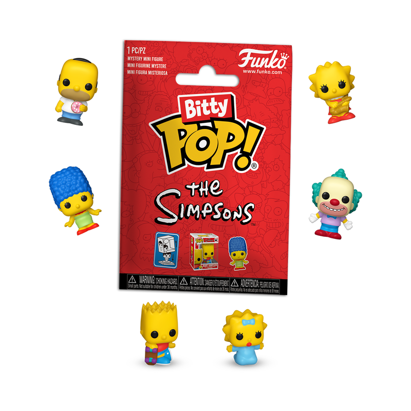 Simpsons Bitty POP! Vinyl Figur - 1 Random Mystery Pack - 2.5 cm Simpsons Bitty POP! Vinyl Figur - 1 Random Mystery Pack - 2.5 cm
