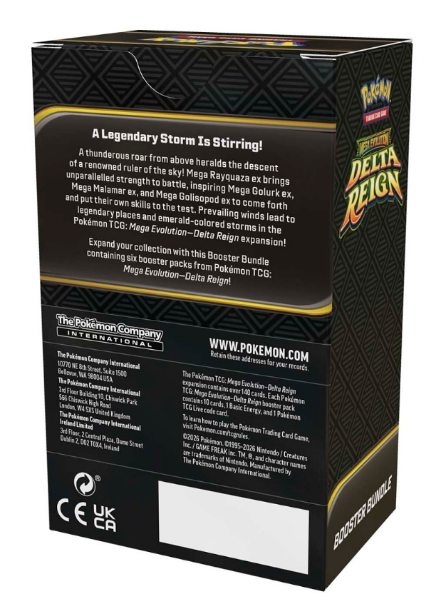 Pokémon TCG: Mega Evolution - Delta Reign Booster Bundle (6 Packs) - EN