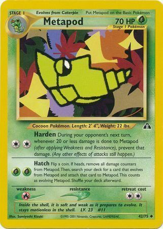 Metapod - 42/75 - Unlimited - EN