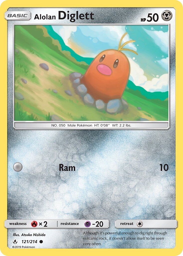 Alolan Diglett - 121/214 - EN