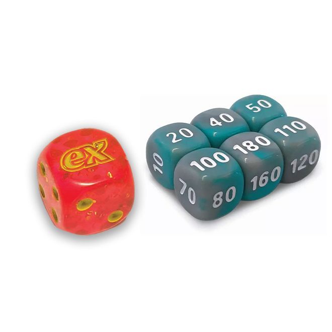 Scarlet & Violet Koraidon Damage Counter Dice & Competition-legal Coin-Flip
