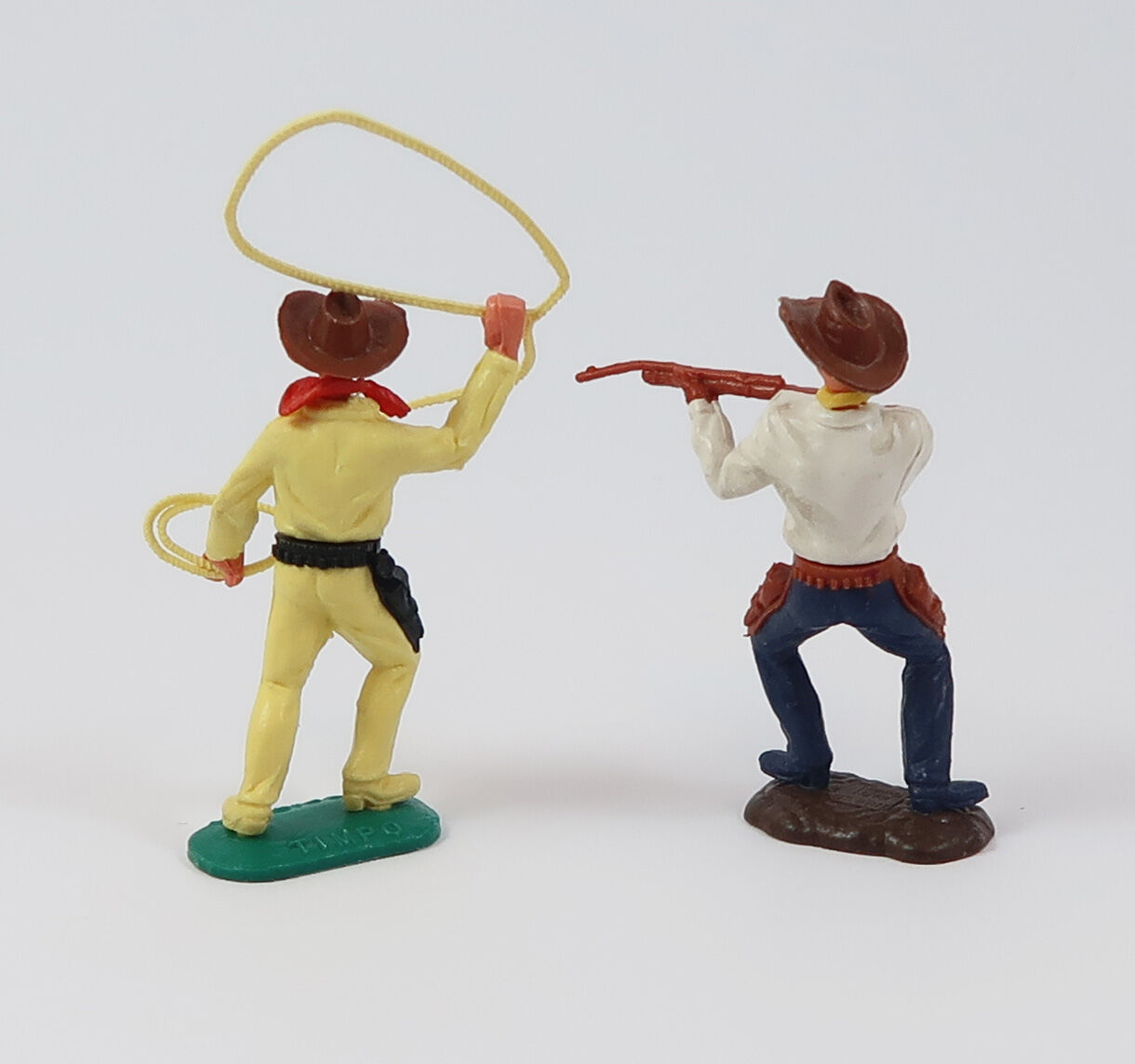 Timpo 2 Cowboys mit Lasso und Gewehr