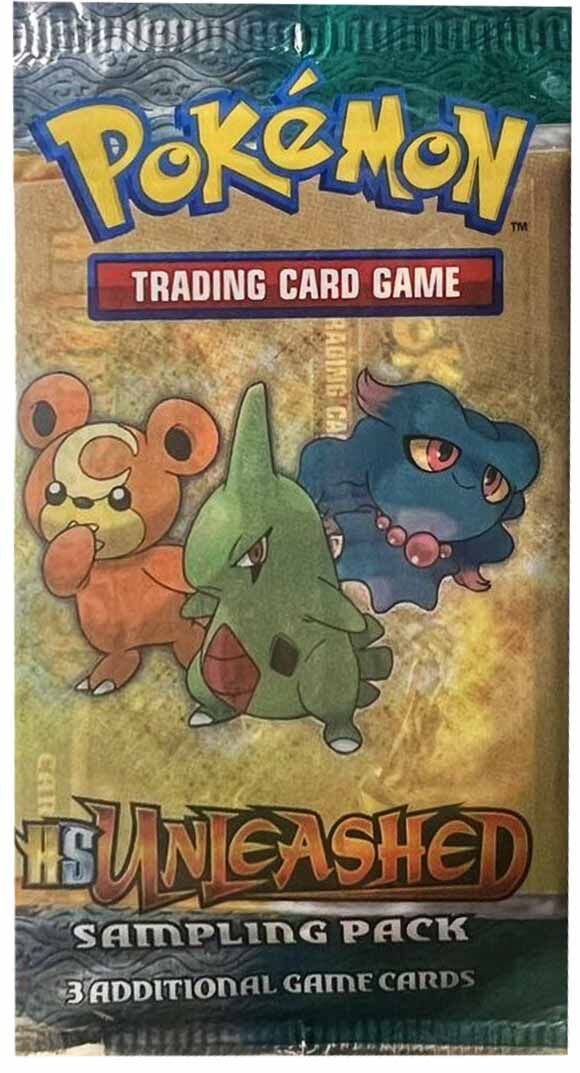 Pokémon HeartGold & SoulSilver Unleashed Sampling Pack (Silver Foil Error Missing) - EN Pokémon HeartGold & SoulSilver Unleashed Sampling Pack (Silver Foil Error Missing) - EN