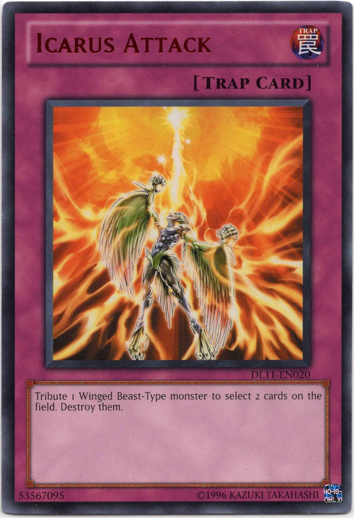 Icarus Attack - DL11-EN020 - Rare (Near Mint)
