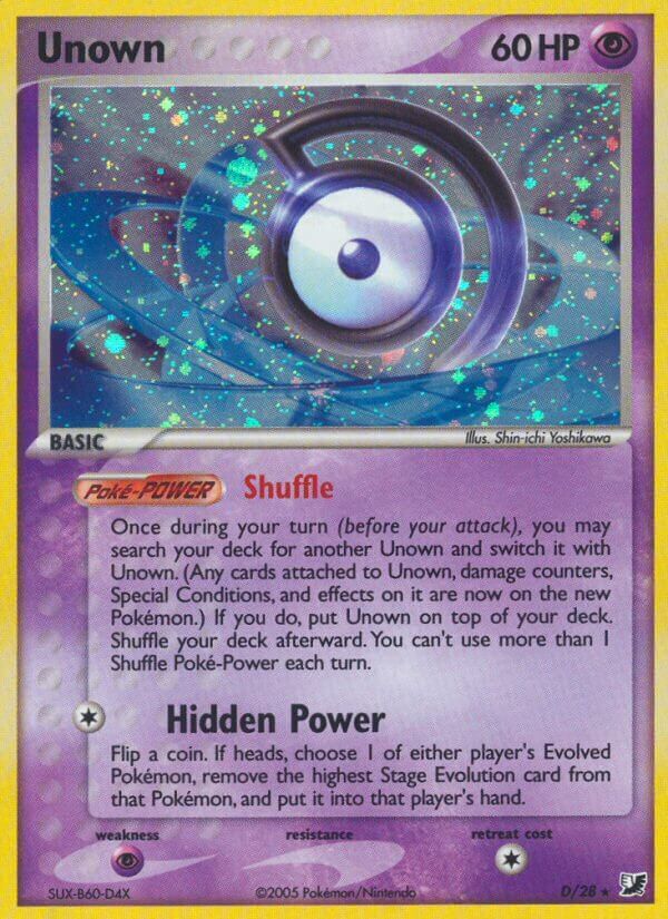 Unown - D/115 - EN Unown - D/115 - EN