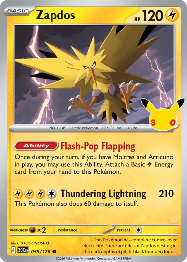 Zapdos - 055/128 - EN