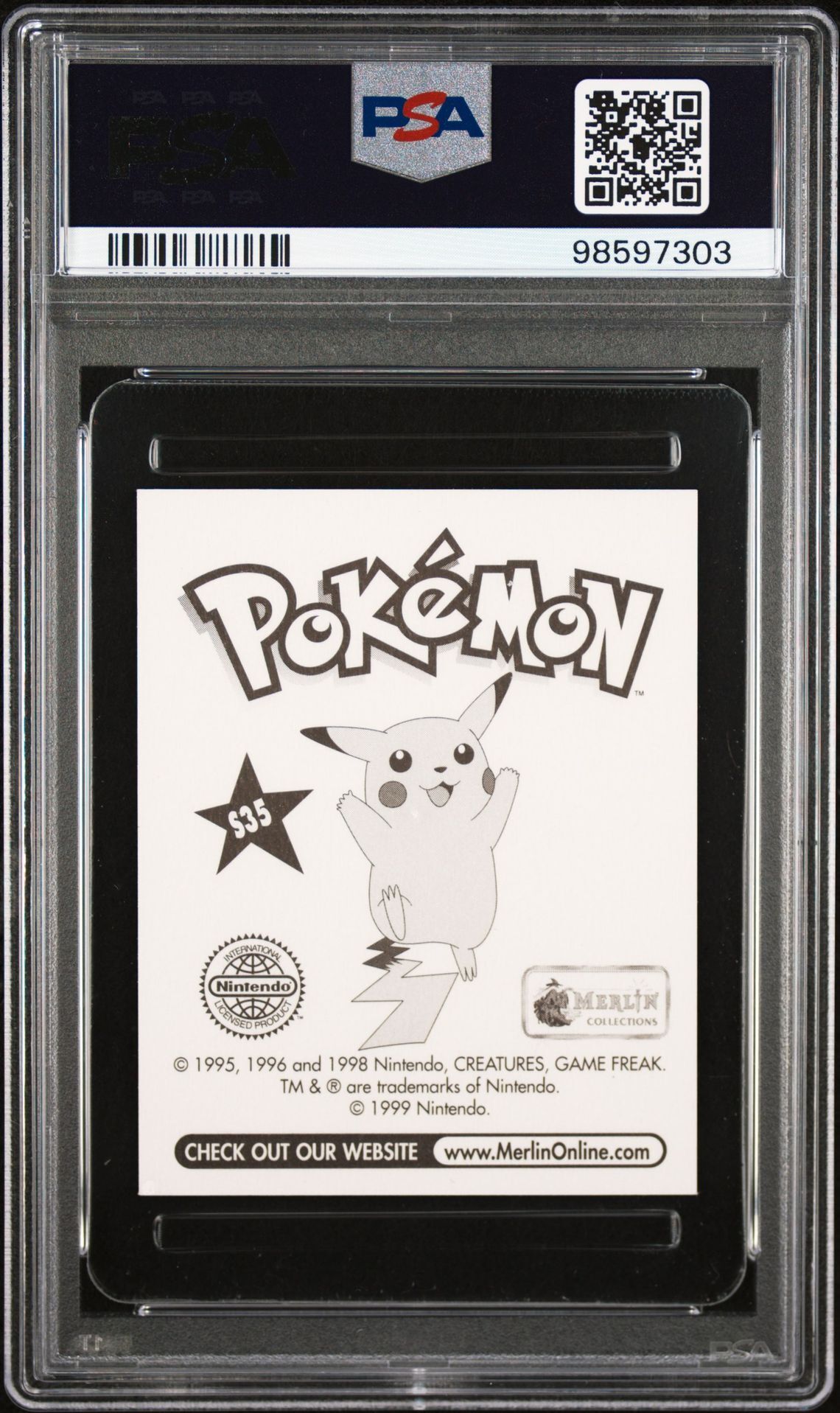Jessie S35 - Prism - 1999 Merlin Pokemon Sticker - PSA 10 GEM-MT - Pokémon