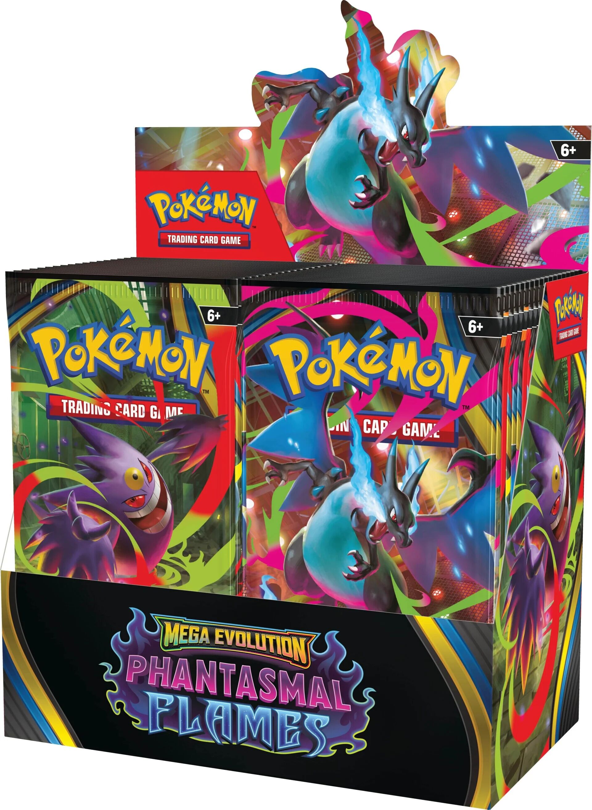 Pokémon TCG: Mega Evolution Phantasmal Flames Booster Display (36 Packs) - EN