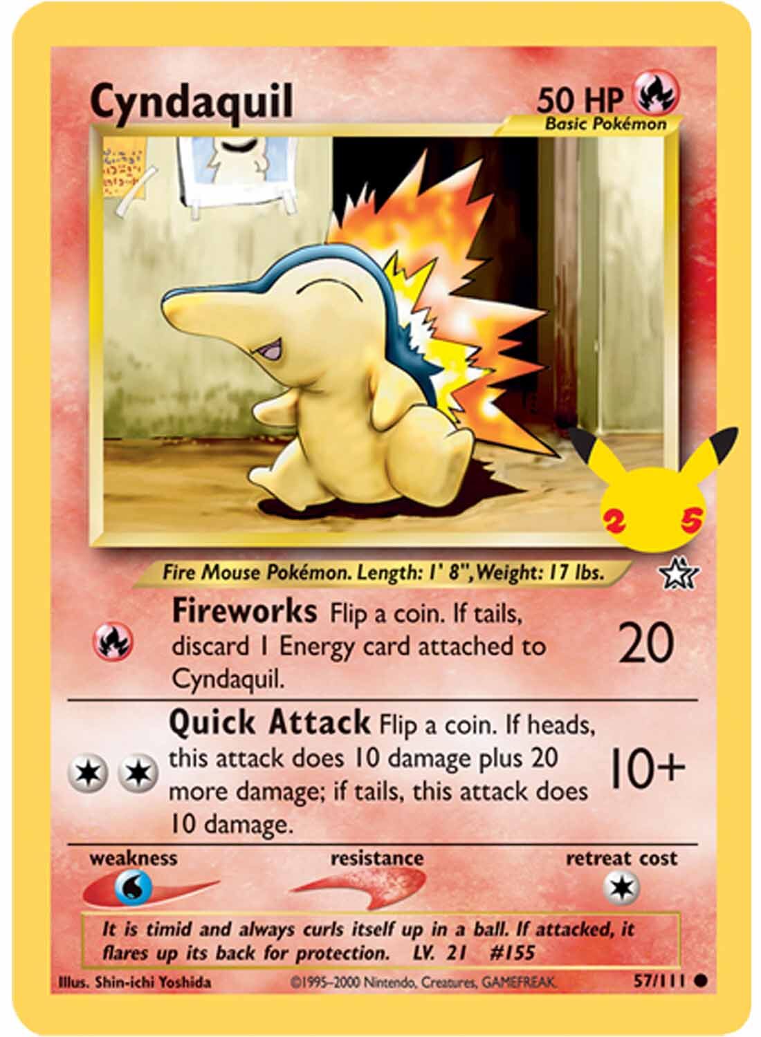 Pokémon 25th Anniversary Johto Starters 3 Pack Jumbo Promos - EN