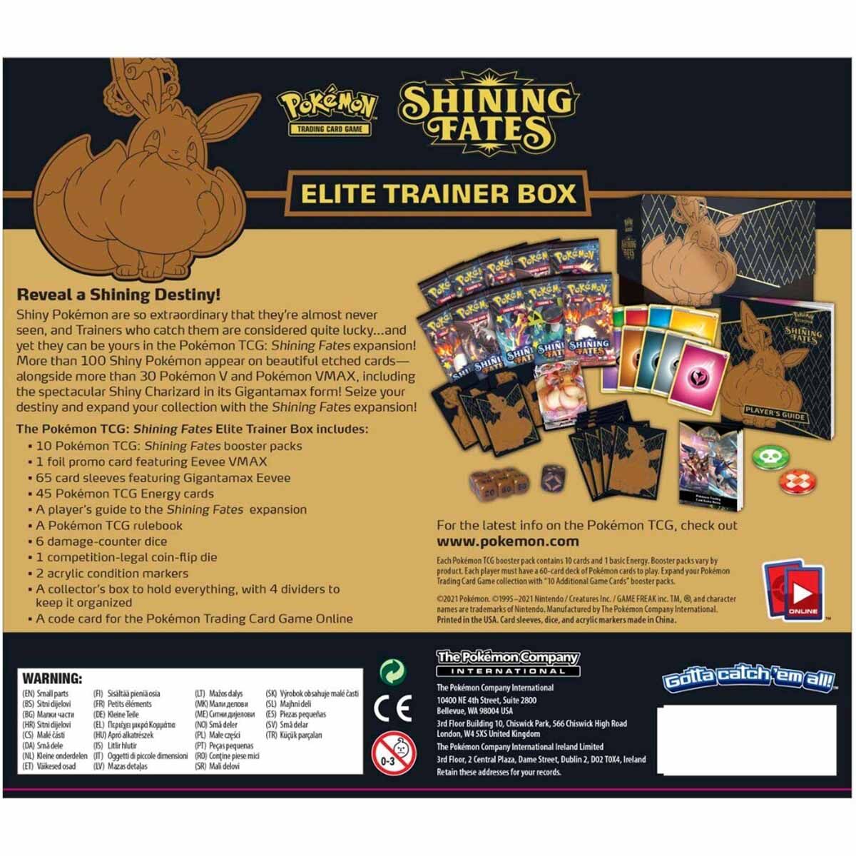 Pokémon Shining Fates Elite Trainerbox