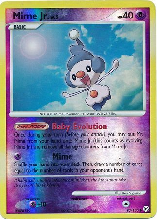 Mime Jr. - 90/130 - Reverse Holo - EN Mime Jr. - 90/130 - Reverse Holo - EN