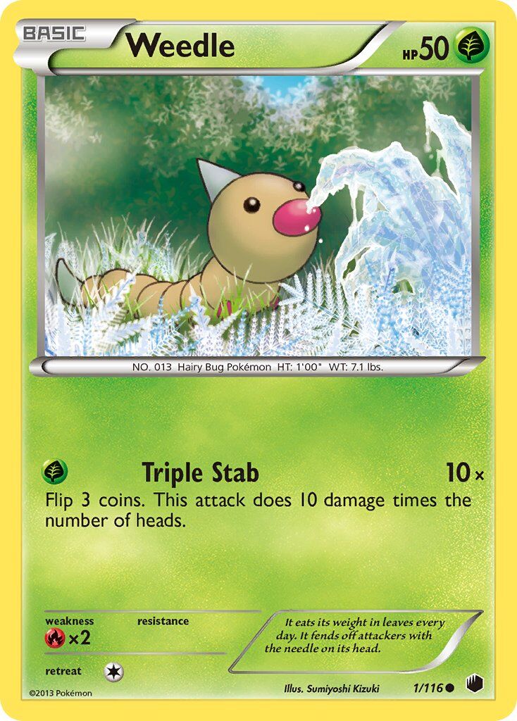 Weedle - 1/116 - EN Weedle - 1/116 - EN