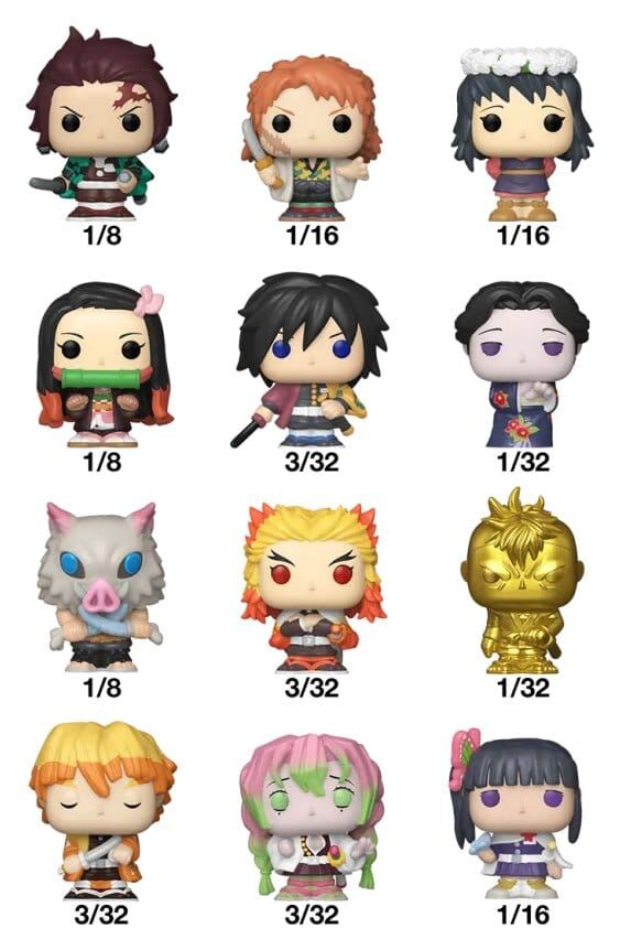 Demon Slayer: Kimetsu no Yaiba - The Movie Bitty POP! Vinyl Figuren 2 cm